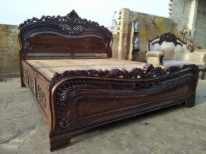 King Size Wooden bed